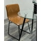 thumbnail image 4 of Pack 2 Sillas Para Comedor Asiento De Cuero Leah Patas Metalicas, 4 of 4