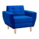 thumbnail image 2 of Sofa Bote 1c Felpa 05 Azul Rey, 2 of 6