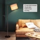 thumbnail image 5 of Lámpara de pie ROTTOGOON Rottogoon LED 9W Beige Lampshade, 5 of 7