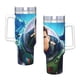 thumbnail image 4 of Buzz Lightyear Vaso aislado de acero inoxidable con asa, diseño temático, regalo para familia, amigos y fans; incluye pajita y encaja en el portavasos estándar, 40 oz, 4 of 6
