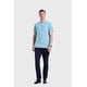 thumbnail image 4 of Polera Hombre Tres Botones Celeste, 4 of 5