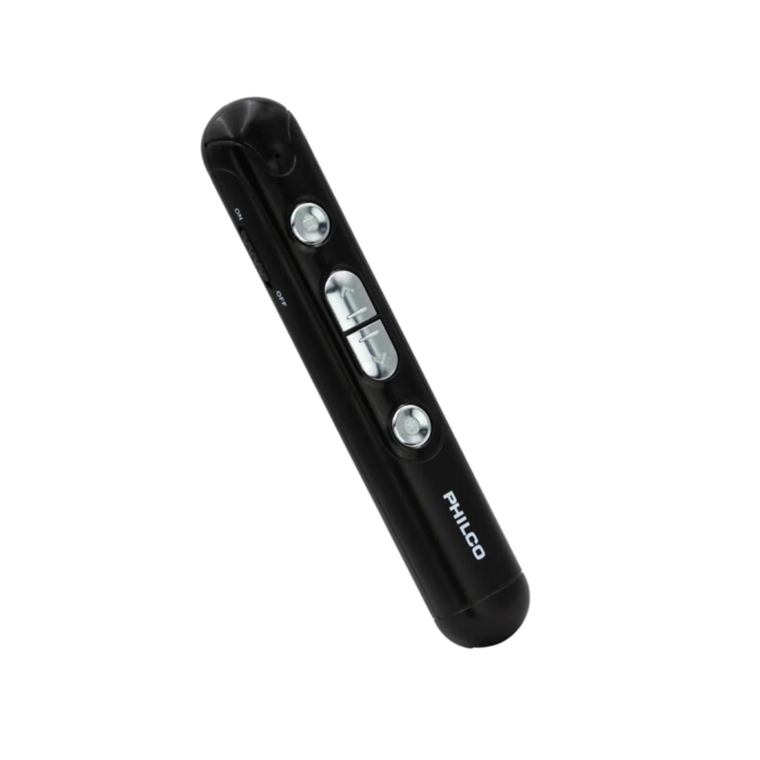 Philco - Puntero Laser Presentador Inalambrico Usb Recargable Negro