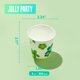 thumbnail image 3 of [Vasos de papel] Vasos de baño desechables JOLLY PARTY de 90 ml, paquete de 300, 3 of 7