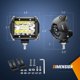 thumbnail image 2 of Barra de luces LED Nilight, 4 unidades, 60 W, 6000 lúmenes, 4 pulgadas, para todo terreno, 2 of 7