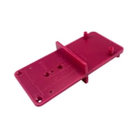 Ioensy - Plantilla De Bisagra De Puerta De Guía De Perforación De Orificio Oculto Para Carpintería De Armario Rojo