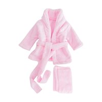 Magideal - Cómodos Accesorios De Fotografía Para Recién Nacidos, Trajes De Albornoz, Accesorios De Fotografía Para , Conjunto De Traje De Toalla De Baño , Rosado