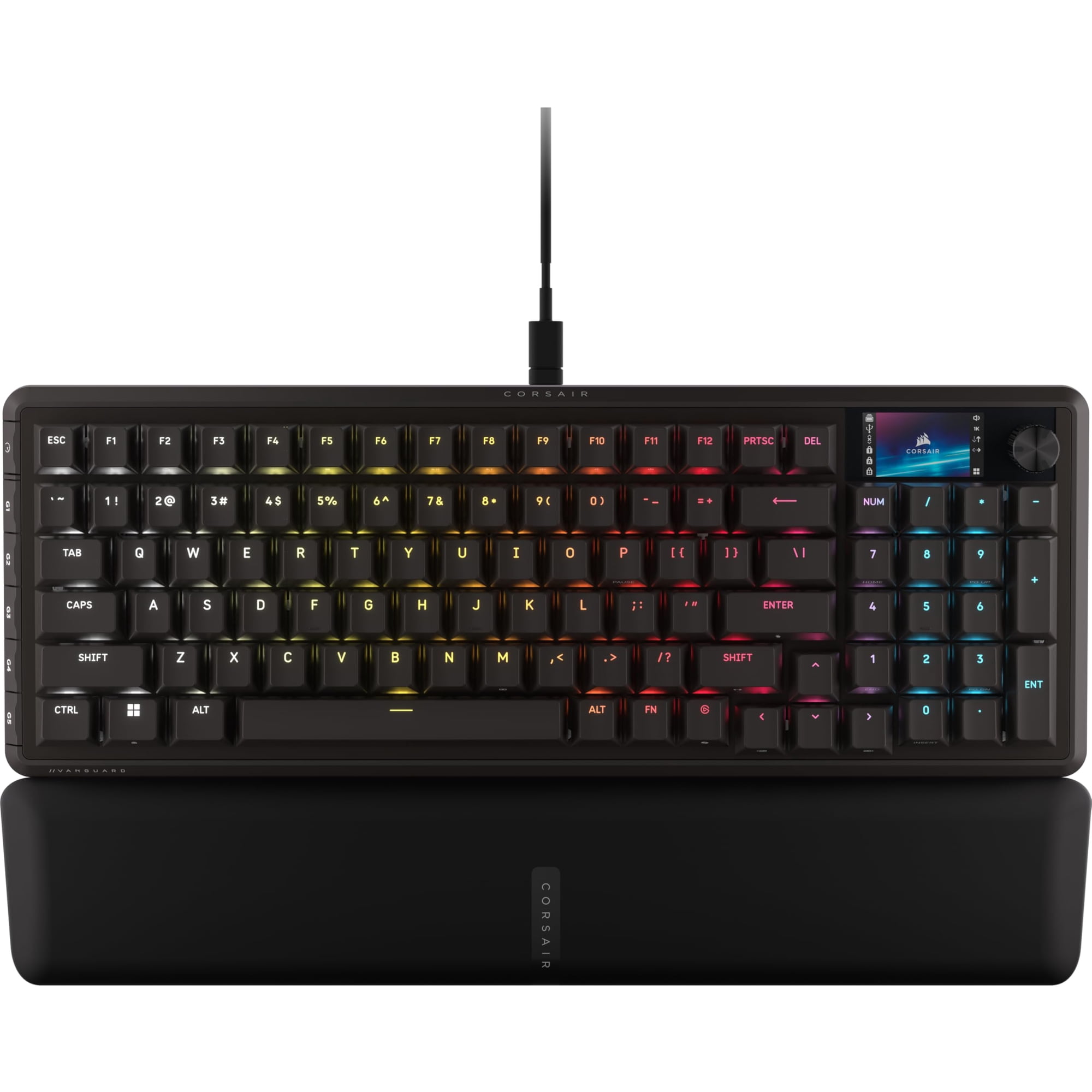 Teclado Para Juegos Corsair Vanguard Pro 96 Wired Hall Effect