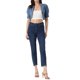 thumbnail image 2 of INSPIRE CHIC Chaqueta de Jean de Mujer Recortada con Manga Corta y Solapa M Azul, 2 of 6