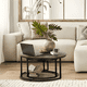 thumbnail image 2 of 2pcs Kit Mesas De Centro 50x50x38 Y 70x70x45 Madera #1, 2 of 3