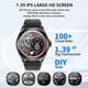 thumbnail image 3 of Reloj Inteligente J‑CD para Mujer con Auriculares Bluetooth, Pantalla HD de 1.46 pulgadas, Llamadas, Seguimiento de Sueño y Deporte, Reloj Fitness de Estilo Lujo (Negro), 3 of 7