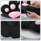 thumbnail image 3 of Cojín DOBUONO Cat Paw para silla de oficina de felpa de 840 ml, color negro, 3 of 6