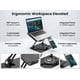 thumbnail image 4 of Soporte para laptop Electmagic ajustable con rotación de 360° y soporte para celular, 4 of 7