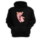 thumbnail image 1 of Polerón Canguro La Pantera Rosa Negro Talla L Unisex, 1 of 3