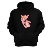 Genérico - Polerón Canguro La Pantera Rosa Negro Talla M Unisex