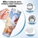thumbnail image 5 of Hércules Vaso aislado de acero inoxidable con asa, diseño temático, regalo para familia, amigos y fans; incluye pajita y encaja en el portavasos estándar, 40 oz, 5 of 6