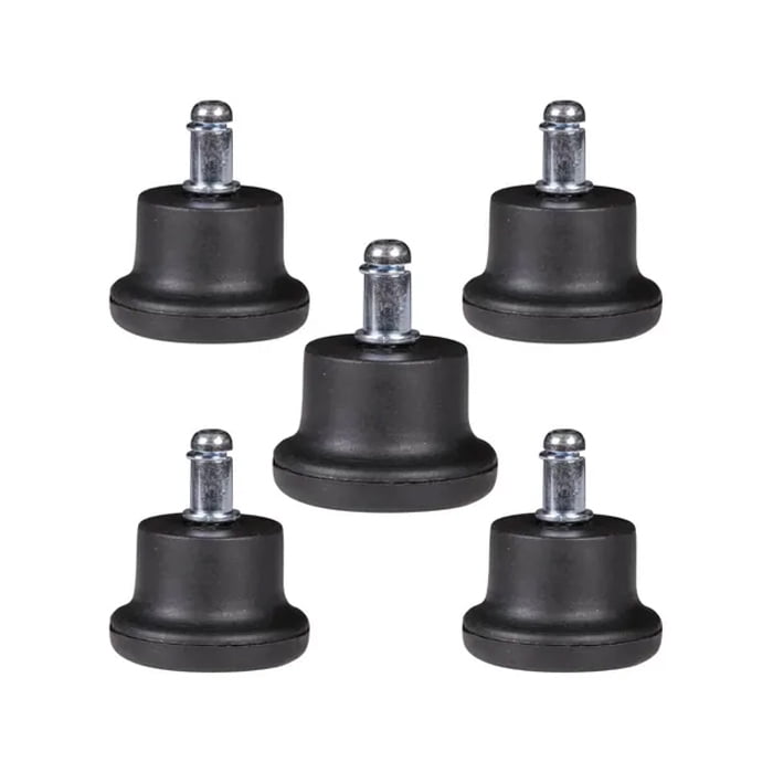 Eon - Patines Fijos Para Sillas Peluquería, Escritorio, 5 Unidades