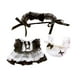 thumbnail image 1 of Conjunto De Delantal Y Tocado Para Muñeca De Peluche, Ropa De Muñeca De Peluche De Moda De Dibujos Animados Suaves Para Muñeca De 10 Cm, 1 of 3