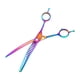 thumbnail image 1 of Tijeras Chunker Curvadas Hacia Abajo Para Cortar El Cabello, Herramienta De Corte De Cabello De Acero Inoxidable De 7 Pulgadas, 1 of 5