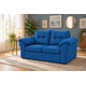 thumbnail image 1 of Sofa Laos 2 cuerpos Tela Azul, 1 of 5