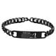 thumbnail image 3 of Pulsera De Cadena De Eslabones Pulsera De Eslabones Punk Para Regalos Del Día Del Padre Del Día De San Valentín Negro, 3 of 3
