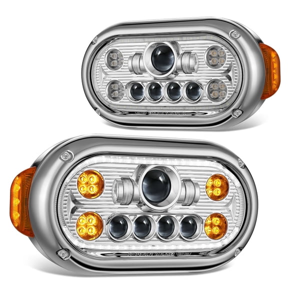 Faros DNA MOTORING para Peterbilt 359 1967‑1987 LED