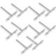thumbnail image 3 of 10 Unids Soporte De Estante De Pared Soporte Pesado Soporte En Forma De Ángulo Ángulo Soporte De 3 Pulgadas, 3 of 5