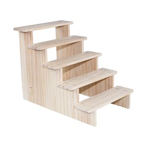 Ioensy - Elevador De Exhibición De Madera Soporte Elevador De Exhibición De Madera Para Figuras De Postre Conutertop 5 Capas 20 Cm