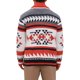 thumbnail image 3 of INSPIRE CHIC Chaqueta de Punto de Hombre Jacquard para Otoño Invierno Vintage Talla XL Rojo, 3 of 5
