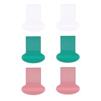 Magideal - 6 Manijas Elevadoras Para Asiento De Inodoro, Herramientas De Elevación Adhesivas Sin Contacto, Elevadores De Tapa De Inodoro Autoadhesivos Para Baño,