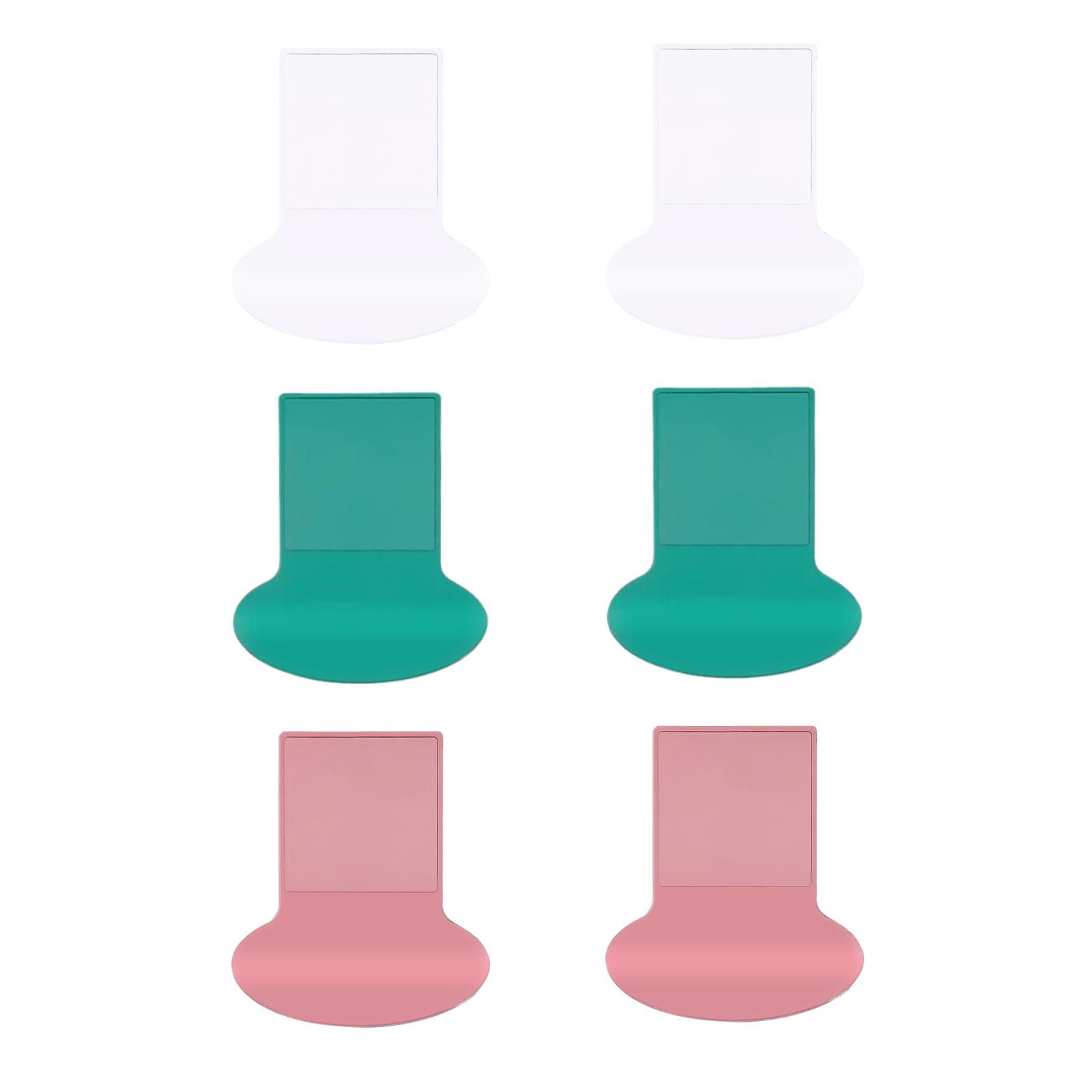 Magideal - 6 Manijas Elevadoras Para Asiento De Inodoro, Herramientas De Elevación Adhesivas Sin Contacto, Elevadores De Tapa De Inodoro Autoadhesivos Para Baño,