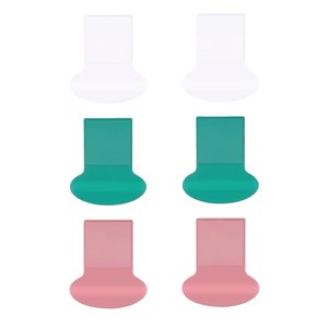 Magideal - 6 Manijas Elevadoras Para Asiento De Inodoro, Herramientas De Elevación Adhesivas Sin Contacto, Elevadores De Tapa De Inodoro Autoadhesivos Para Baño,