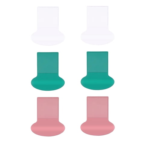 Magideal - 6 Manijas Elevadoras Para Asiento De Inodoro, Herramientas De Elevación Adhesivas Sin Contacto, Elevadores De Tapa De Inodoro Autoadhesivos Para Baño,