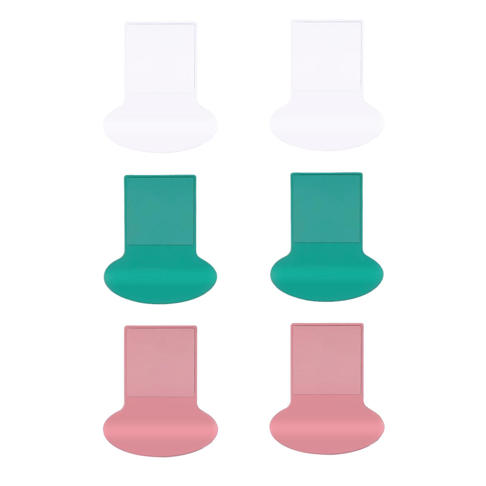 Magideal - 6 Manijas Elevadoras Para Asiento De Inodoro, Herramientas De Elevación Adhesivas Sin Contacto, Elevadores De Tapa De Inodoro Autoadhesivos Para Baño,