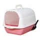 thumbnail image 2 of Caja De Arena Para Gatos Con Capucha Inodoro Para Gatos Cerrado Y Cubierto Caja De Arena Duradera Para Mascotas De Mano Rosa, 2 of 5
