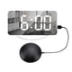 thumbnail image 5 of Reloj despertador digital de 12/24 tiempo tiempo de tiempo de tiempo de con agitador Brillo ajustable Pantalla LED grande Reloj de para dormitorio Modo nocturno Dimmer, 5 of 5