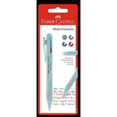 Portamina 0,7+Lapiz Multifunción Azul/Rojo  Faber-Castell