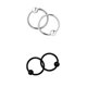 thumbnail image 3 of 2 pares de acero inoxidable 316l cuentas cautivas nariz tragus labio pezón anillos del vientre, 3 of 3