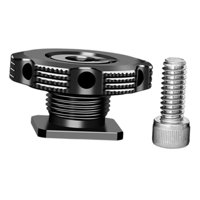 Magideal - Adaptador De Zapata Para Cámara, Base De Conversión Versátil Para Accesorios De Cámara, Con Doble Orificio Para Tornillos De 1/4"", Montura De Zap