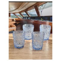 Leadingware Group - Juego De 4 Vasos Acrílicos Leadingware Paisley (380 Ml)