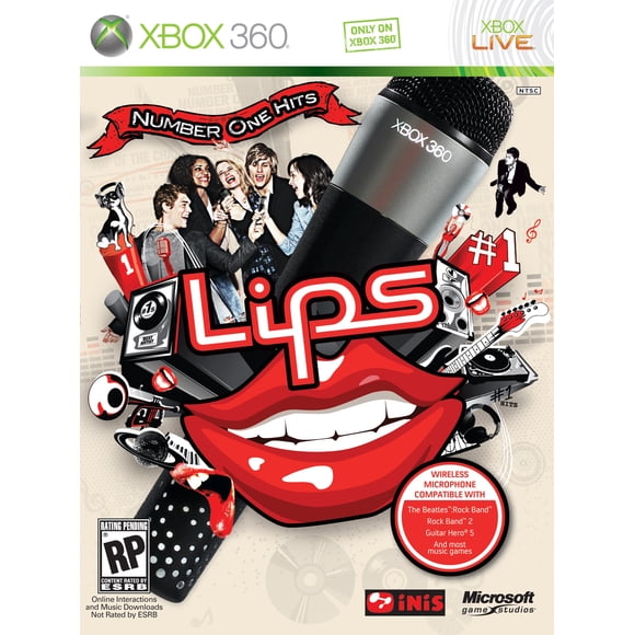 Paquete Microsoft Lips Number One Hits para Xbox 360