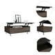thumbnail image 5 of Mesa De Centro Extensible Fm-002o - Cafe Oscuro / Negro, 5 of 10