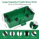 thumbnail image 2 of Caja Eléctrica Exterior Mediana Ip54 Impermeable Verde, 2 of 7