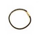 thumbnail image 1 of Pulsera Tennis Noir Élégance con Baño de Oro 18K., 1 of 4