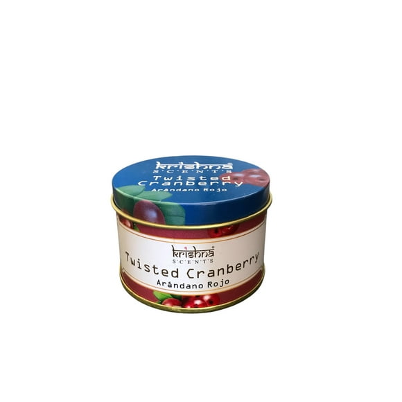 Vela Aromática Aroma Arandano Rojo Doble Mecha Krishna