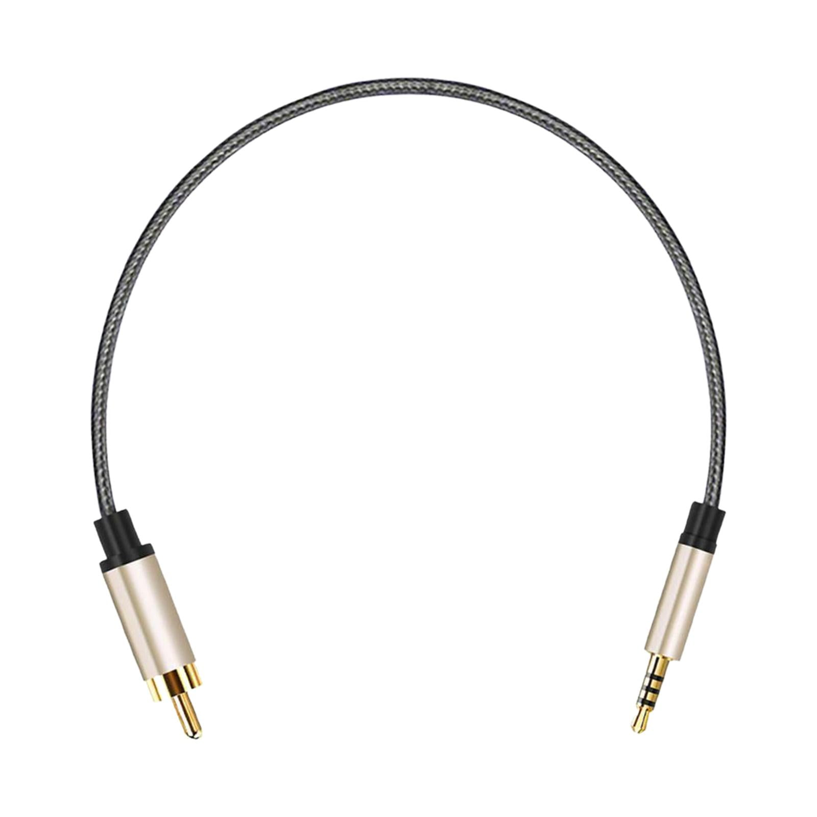Bothyi - Cable Audio 3 5mm A Rca Adaptador Nylon Trenzado Para Altavoz Tablet 1m