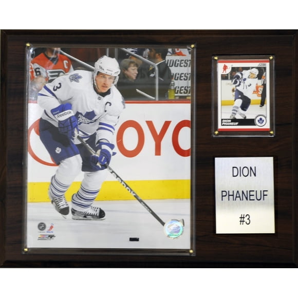 Placa de jugador C&I Collectables NHL Dion Phaneuf Toronto Maple Leafs