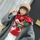 thumbnail image 5 of Bufanda larga y cálida de invierno con diseño de reno y copo de nieve de Navidad unisex, bufandas tejidas, regalos, bufandas para mujer, 5 of 5