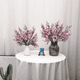 thumbnail image 2 of 6 piezas de flores artificiales de otoño, flores de aliento de bebé falsas, ramo de gypsophila artificial a granel, arreglos florales de seda, centros de mesa para el hogar, cocina, dormitorio, festiv, 2 of 6