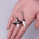 thumbnail image 2 of Aros Pendientes Naruto Kunai Shuriken, 2 of 3