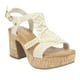 thumbnail image 3 of Sandalia Chalada Mujer Wike-1 Beige Plataforma, 3 of 7